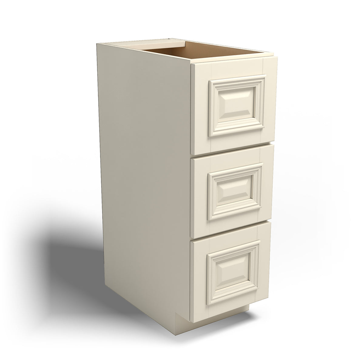 Special Order - 12" x 21" Vanity Drawer Base Nantucket Linen - VDB1221 Base Cabinets Bathroom GHI Nantucket Linen Special Order SPNTL Vanity Bases
