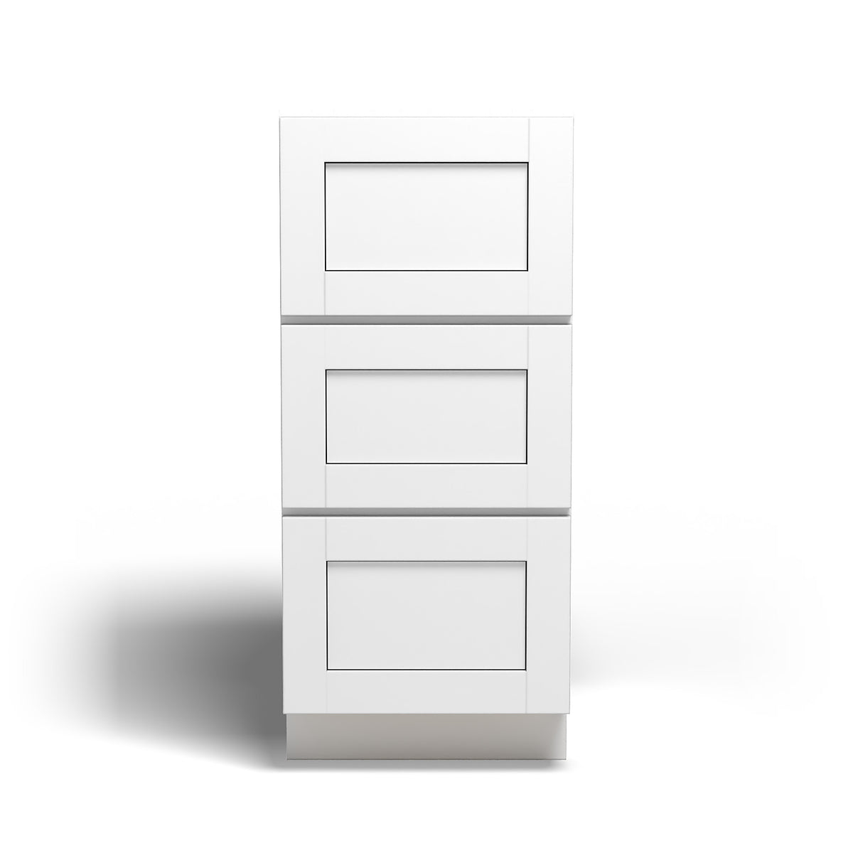 Special Order - 15" x 21" Vanity Drawer Base Arcadia White Shaker - VDB1521