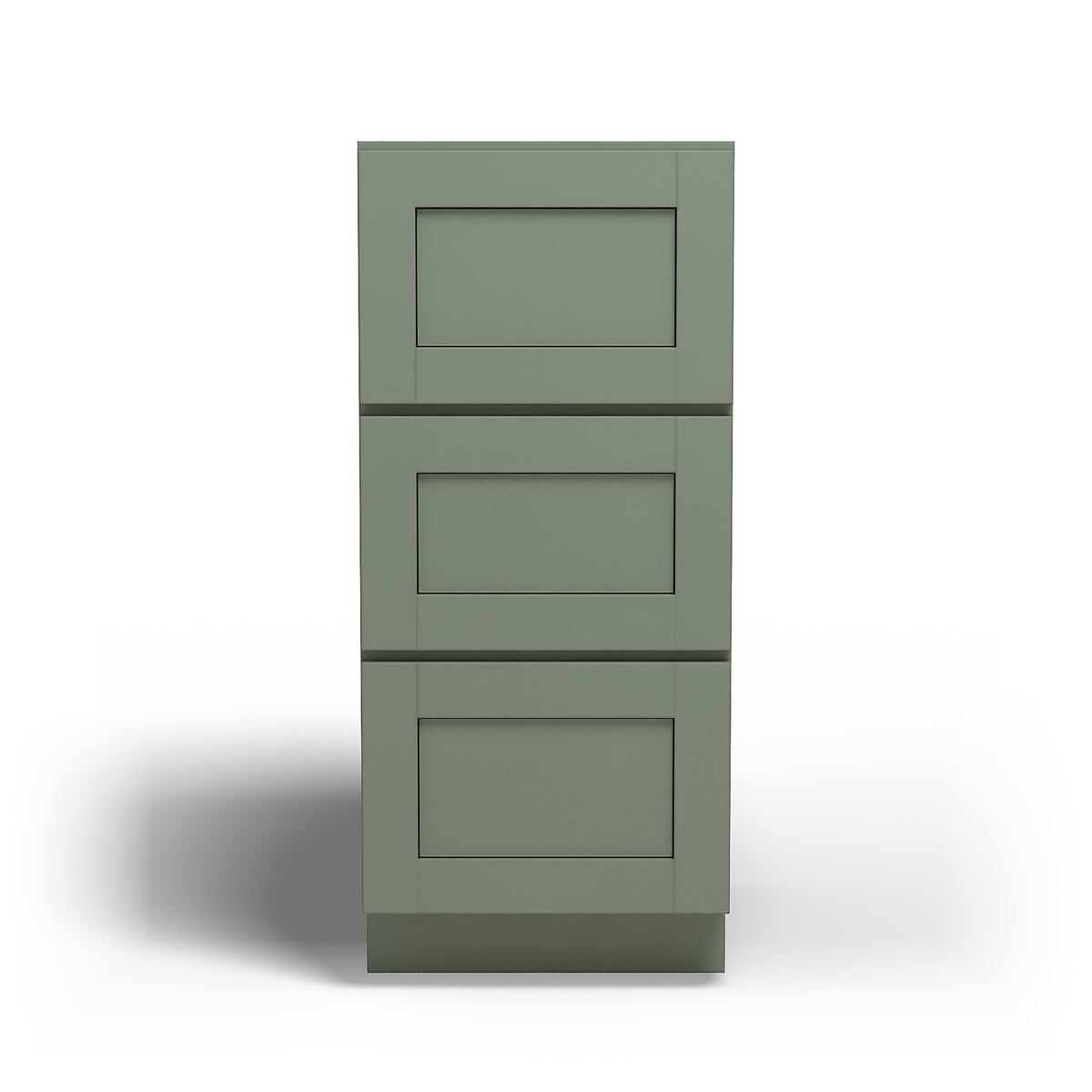 Special Order - 15" x 21" Vanity Drawer Base Forest Green - VDB1521