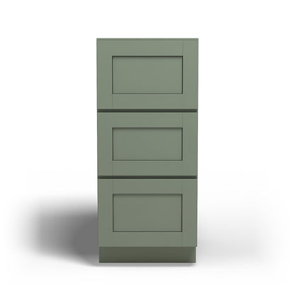 Special Order - 15" x 21" Vanity Drawer Base Forest Green - VDB1521