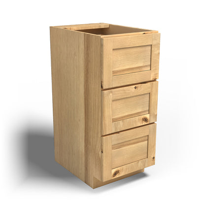 Special Order - 15" x 21" Vanity Drawer Base Frontier Shaker - VDB1521