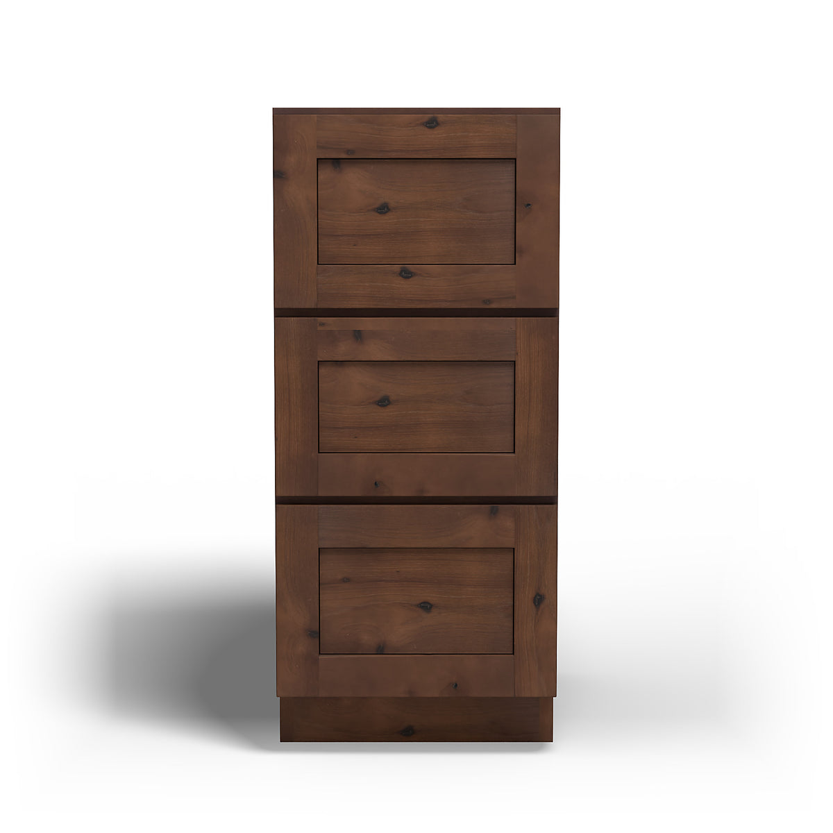 Special Order - 15" x 21" Vanity Drawer Base Rustic Walnut - VDB1521