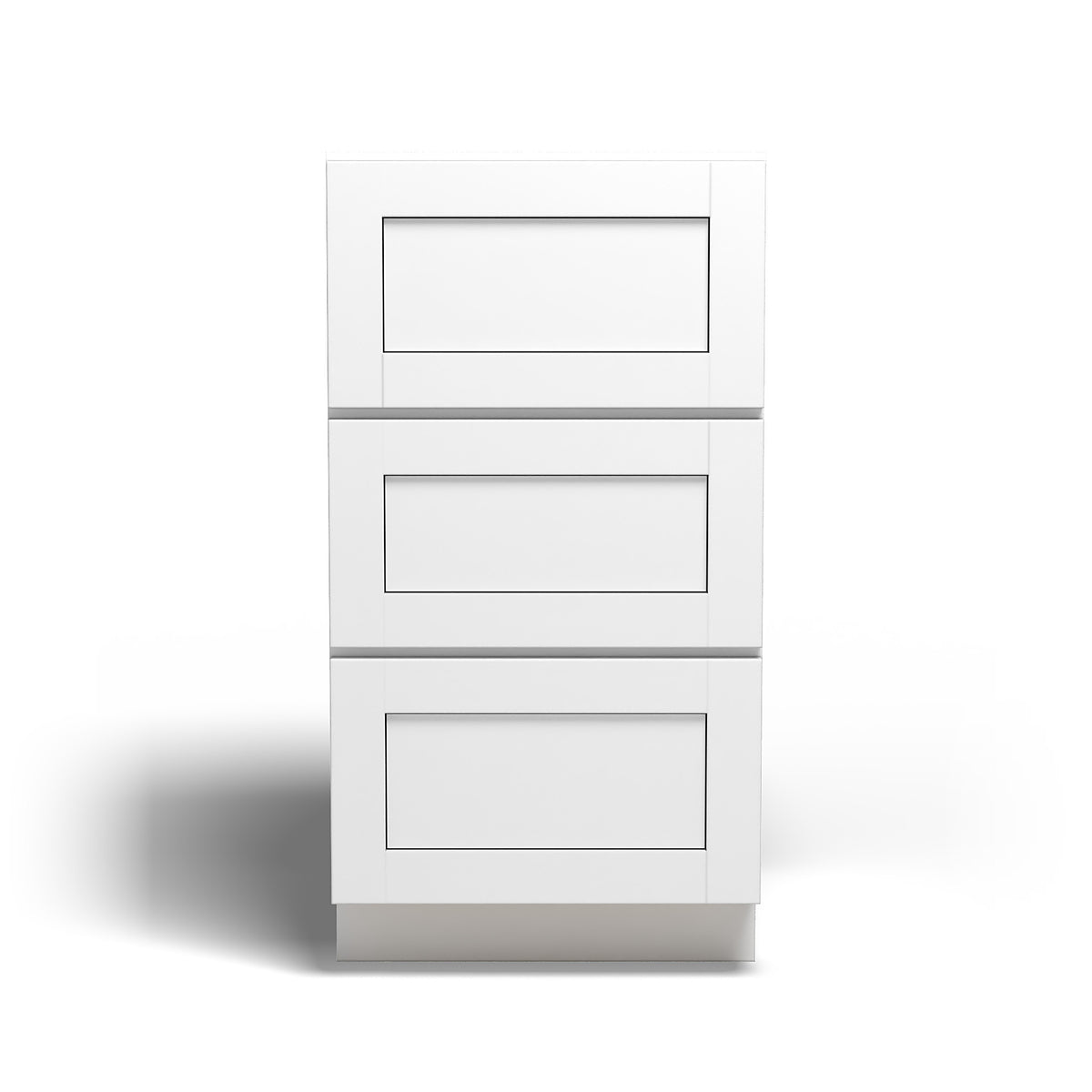 Special Order - 18" x 21" Vanity Drawer Base Arcadia White Shaker - VDB1821