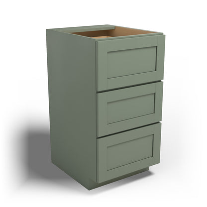 Special Order - 18" x 21" Vanity Drawer Base Forest Green - VDB1821