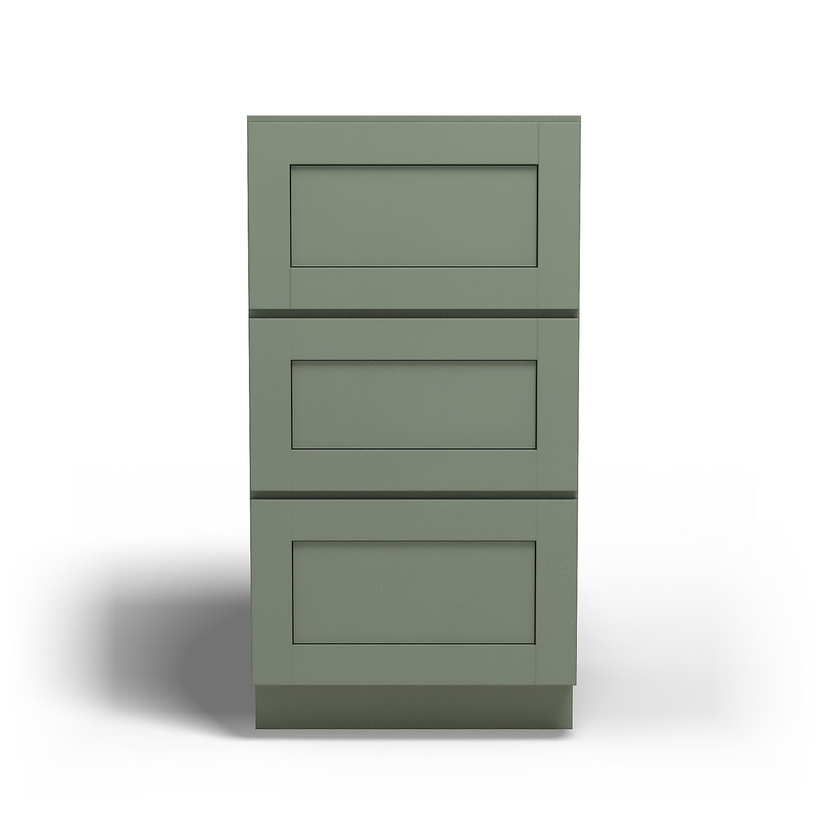 Special Order - 18" x 21" Vanity Drawer Base Forest Green - VDB1821