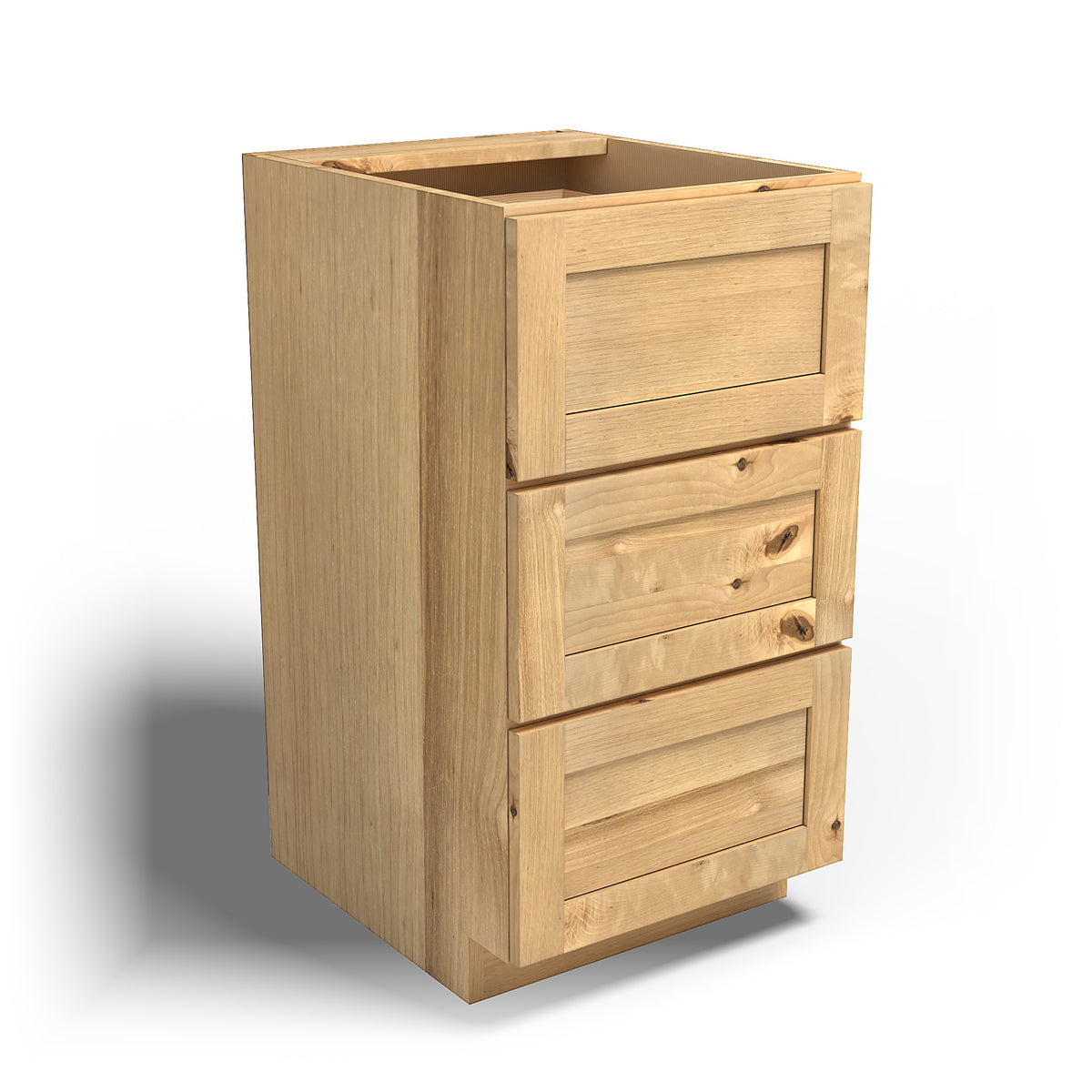 Special Order - 18" x 21" Vanity Drawer Base Frontier Shaker - VDB1821