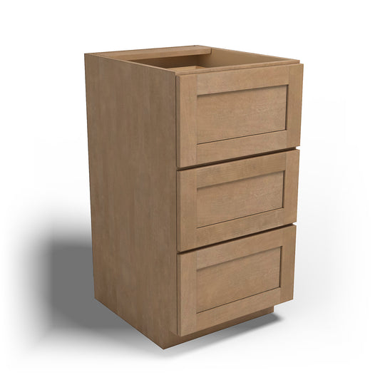 Special Order - 18" x 21" Vanity Drawer Base Sonona Sand - VDB1821 Base Cabinets Bathroom GHI Sonona Sand Special Order SPSNS Vanity Bases