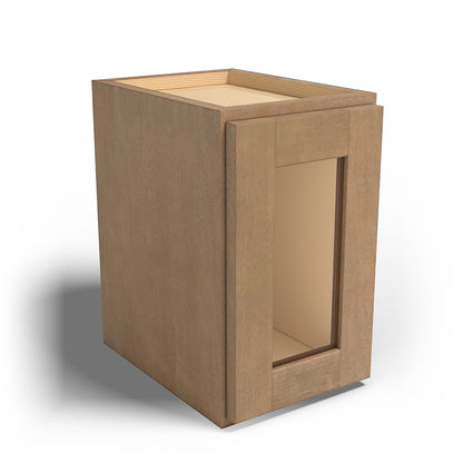 Special Order - 9" x 15" Wall Cabinet with Acrylic Mullion Door Sonona Sand - W0915GMD GHI Sonona Sand Special Order SPSNS Upper Wall Cabinets Wall Cabinets
