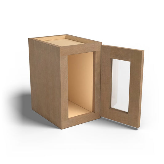 Special Order - 9" x 15" Wall Cabinet with Acrylic Mullion Door Sonona Sand - W0915GMD GHI published-all-channels Sonona Sand Special Order SPSNS Upper Wall Cabinets Wall Cabinets