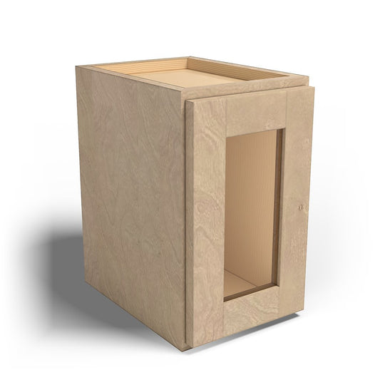 Special Order - 9" x 15" Wall Cabinet with Acrylic Mullion Door Sonona Wheat - W0915GMD GHI Sonona Wheat Special Order SPSNW Upper Wall Cabinets Wall Cabinets