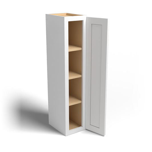 Special Order - 9" x 42" Wall Cabinet Arcadia White Shaker - W0942 42" Wall Cabinets Arcadia White GHI SPACW Special Order Wall Cabinets