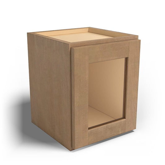 Special Order - 12" x 15" Wall Cabinet with Acrylic Mullion Door Sonona Sand - W1215GMD GHI published-all-channels Sonona Sand Special Order SPSNS Upper Wall Cabinets Wall Cabinets