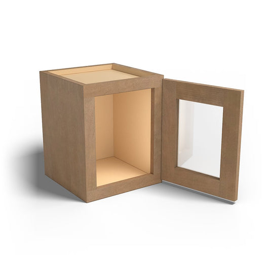 Special Order - 12" x 15" Wall Cabinet with Acrylic Mullion Door Sonona Sand - W1215GMD GHI published-all-channels Sonona Sand Special Order SPSNS Upper Wall Cabinets Wall Cabinets