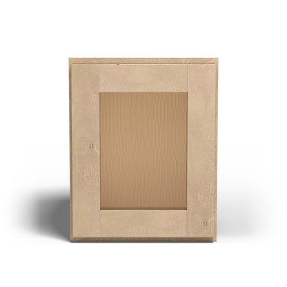 Special Order - 12" x 15" Wall Cabinet with Acrylic Mullion Door Sonona Wheat - W1215GMD GHI Sonona Wheat Special Order SPSNW Upper Wall Cabinets Wall Cabinets