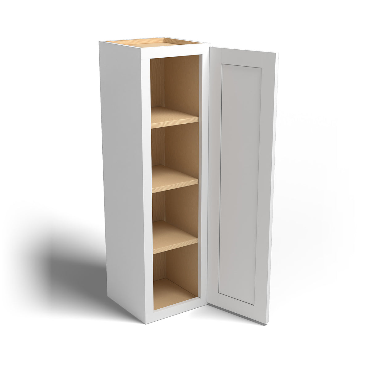 Special Order - 12" x 42" Wall Cabinet Arcadia White Shaker - W1242 42" Wall Cabinets Arcadia White GHI SPACW Special Order Wall Cabinets