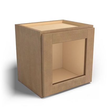 Special Order - 15" x 15" Wall Cabinet with Acrylic Mullion Door Sonona Sand - W1515GMD GHI Sonona Sand Special Order SPSNS Upper Wall Cabinets Wall Cabinets