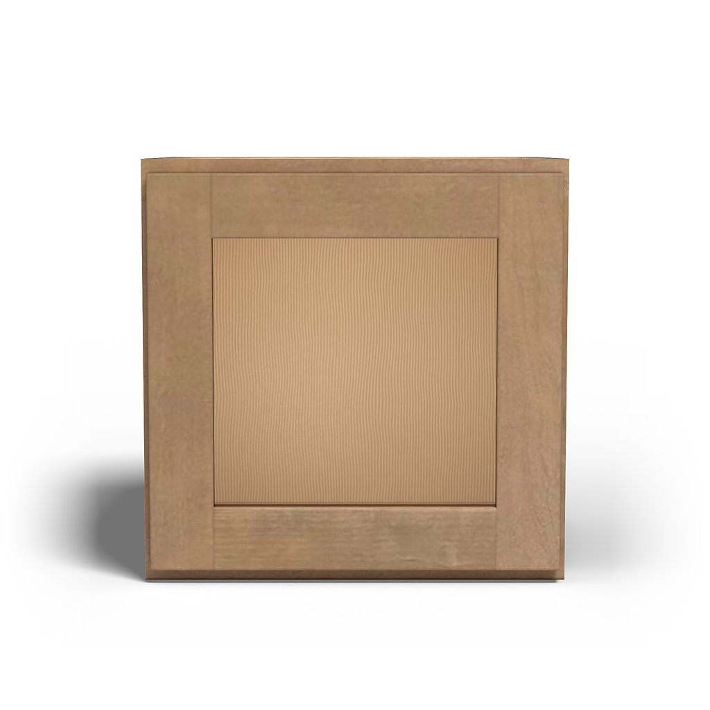 Special Order - 15" x 15" Wall Cabinet with Acrylic Mullion Door Sonona Sand - W1515GMD GHI Sonona Sand Special Order SPSNS Upper Wall Cabinets Wall Cabinets