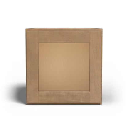 Special Order - 15" x 15" Wall Cabinet with Acrylic Mullion Door Sonona Sand - W1515GMD GHI Sonona Sand Special Order SPSNS Upper Wall Cabinets Wall Cabinets