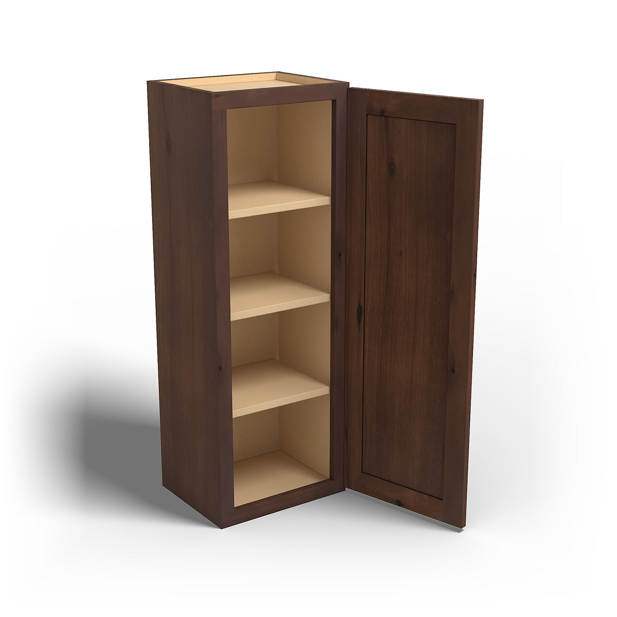 Special Order - 15" x 42" Wall Cabinet Rustic Walnut - W1542 42" Wall Cabinets GHI Rustic Walnut Special Order SPRWS Wall Cabinets
