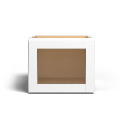 Special Order - 18" x 15" x 24" Wall Cabinet with Acrylic Mullion Door Arcadia White Shaker - W181524GMD