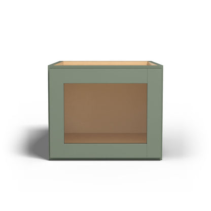 Special Order - 18" x 15" x 24" Wall Cabinet with Acrylic Mullion Door Forest Green - W181524GMD