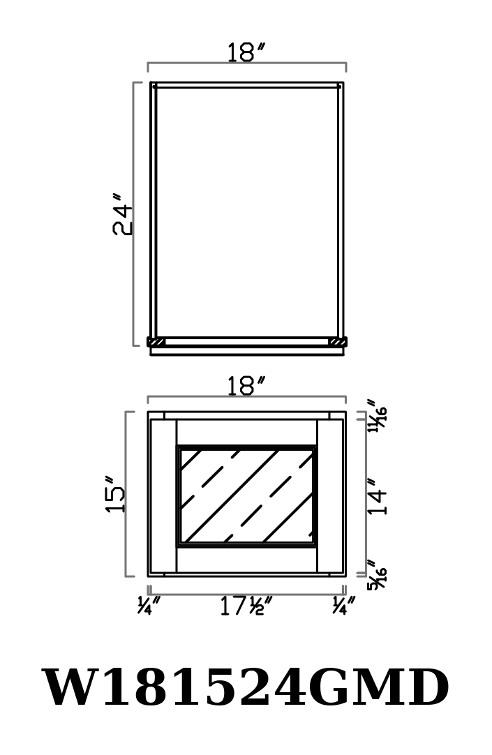 GHI line drawing W181524GMD