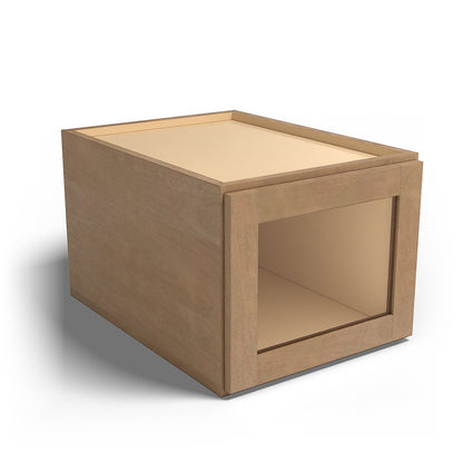 Special Order - 18" x 15" x 24" Wall Cabinet with Acrylic Mullion Door Sonona Sand - W181524GMD GHI Sonona Sand Special Order SPSNS Upper Wall Cabinets Wall Cabinets