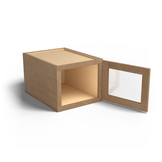 Special Order - 18" x 15" x 24" Wall Cabinet with Acrylic Mullion Door Sonona Sand - W181524GMD GHI published-all-channels Sonona Sand Special Order SPSNS Upper Wall Cabinets Wall Cabinets
