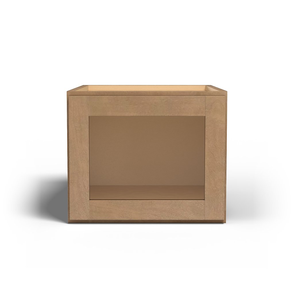 Special Order - 18" x 15" x 24" Wall Cabinet with Acrylic Mullion Door Sonona Sand - W181524GMD GHI Sonona Sand Special Order SPSNS Upper Wall Cabinets Wall Cabinets