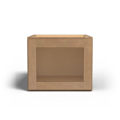 Special Order - 18" x 15" x 24" Wall Cabinet with Acrylic Mullion Door Sonona Sand - W181524GMD GHI Sonona Sand Special Order SPSNS Upper Wall Cabinets Wall Cabinets