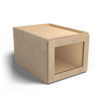 Special Order - 18" x 15" x 24" Wall Cabinet with Acrylic Mullion Door Sonona Wheat - W181524GMD GHI Sonona Wheat Special Order SPSNW Upper Wall Cabinets Wall Cabinets