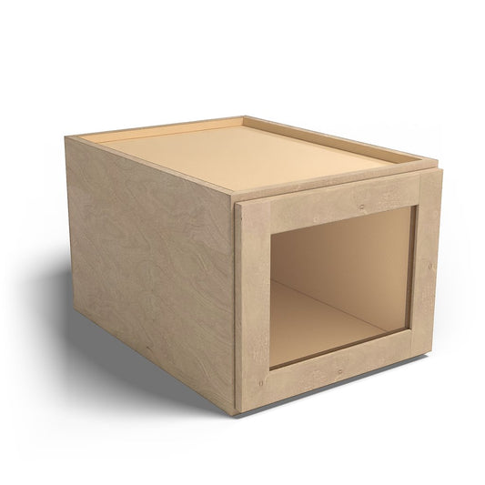 Special Order - 18" x 15" x 24" Wall Cabinet with Acrylic Mullion Door Sonona Wheat - W181524GMD GHI Sonona Wheat Special Order SPSNW Upper Wall Cabinets Wall Cabinets