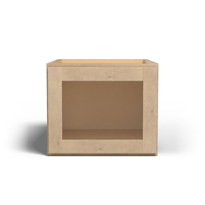 Special Order - 18" x 15" x 24" Wall Cabinet with Acrylic Mullion Door Sonona Wheat - W181524GMD GHI Sonona Wheat Special Order SPSNW Upper Wall Cabinets Wall Cabinets
