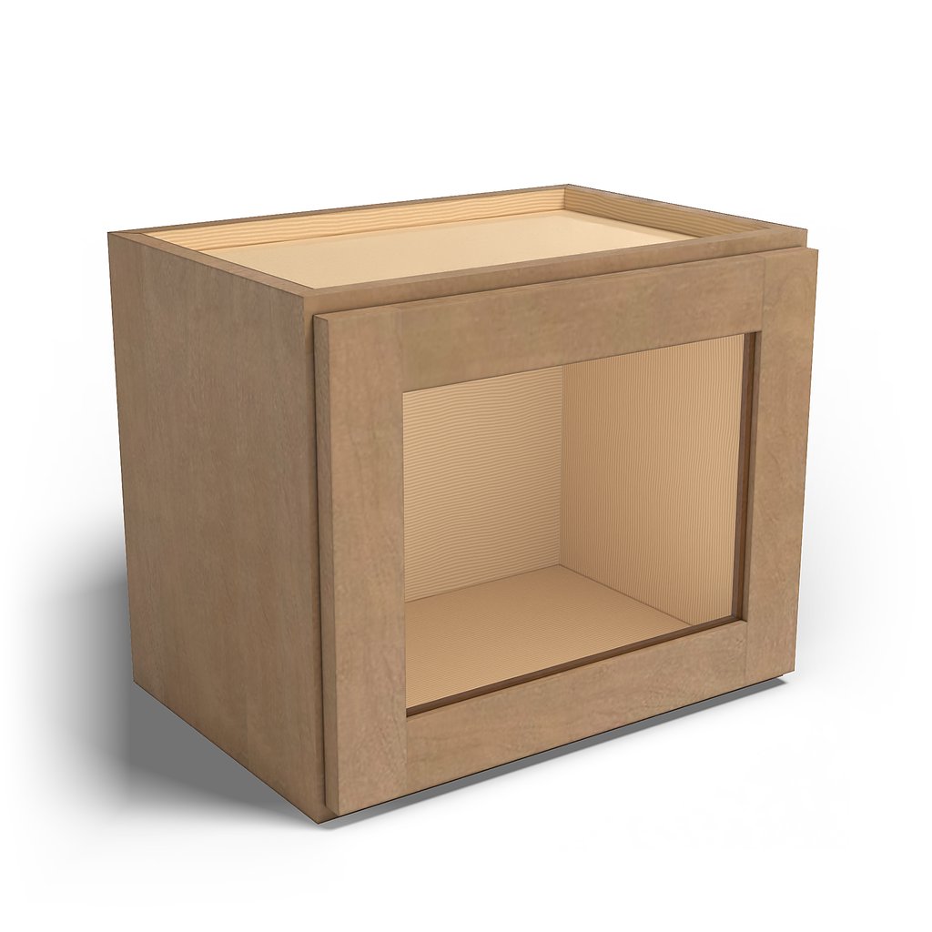 Special Order - 18" x 15" Wall Cabinet with Acrylic Mullion Door Sonona Sand - W1815GMD GHI Sonona Sand Special Order SPSNS Upper Wall Cabinets Wall Cabinets