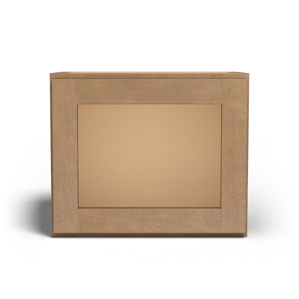 Special Order - 18" x 15" Wall Cabinet with Acrylic Mullion Door Sonona Sand - W1815GMD GHI Sonona Sand Special Order SPSNS Upper Wall Cabinets Wall Cabinets