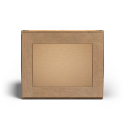 Special Order - 18" x 15" Wall Cabinet with Acrylic Mullion Door Sonona Sand - W1815GMD GHI Sonona Sand Special Order SPSNS Upper Wall Cabinets Wall Cabinets