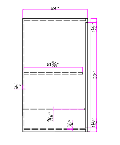 Special Order - 18" x 42" x 24" Wall Utility Cabinet Nantucket Linen - W184224 42" Wall Cabinets GHI Nantucket Linen Special Order SPNTL Wall Cabinets