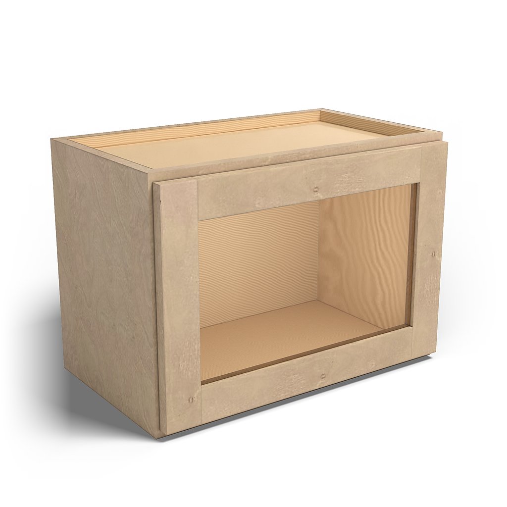 Special Order - 21" x 15" Wall Cabinet with Acrylic Mullion Door Sonona Wheat - W2115GMD GHI Sonona Wheat Special Order SPSNW Upper Wall Cabinets Wall Cabinets