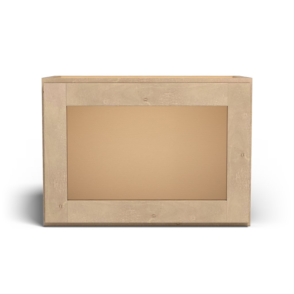 Special Order - 21" x 15" Wall Cabinet with Acrylic Mullion Door Sonona Wheat - W2115GMD GHI Sonona Wheat Special Order SPSNW Upper Wall Cabinets Wall Cabinets