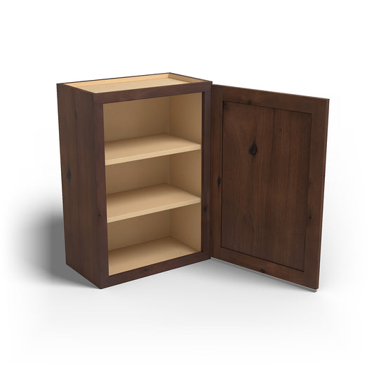 Special Order - 21" x 30" Wall Cabinet Rustic Walnut - W2130 30" Wall Cabinets GHI Rustic Walnut Special Order SPRWS Wall Cabinets