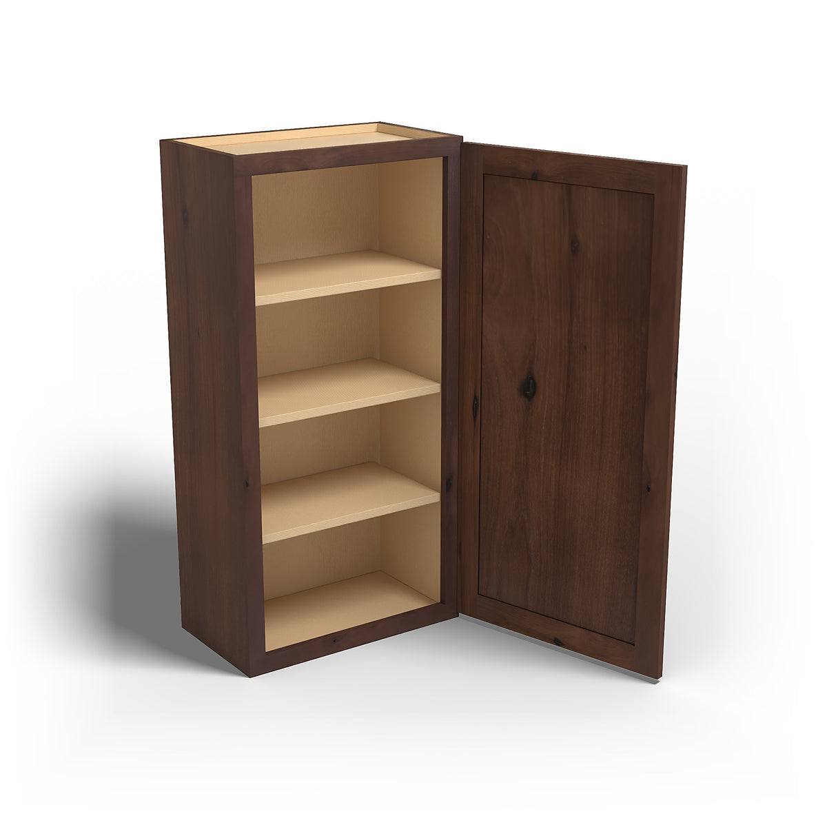 Special Order - 21" x 42" Wall Cabinet Rustic Walnut - W2142 42" Wall Cabinets GHI Rustic Walnut Special Order SPRWS Wall Cabinets