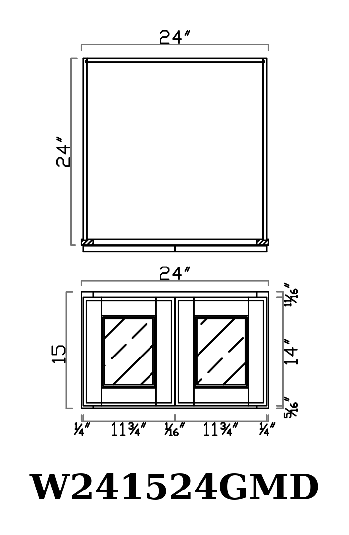 GHI line drawing W241524GMD