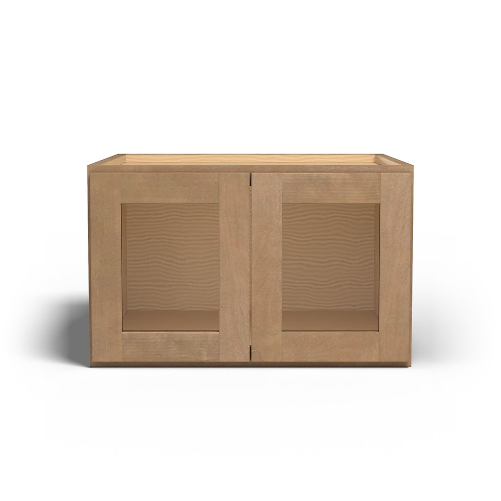 Special Order - 24" x 15" x 24" Wall Cabinet with Acrylic Mullion Doors Sonona Sand - W241524GMD GHI Sonona Sand Special Order SPSNS Upper Wall Cabinets Wall Cabinets