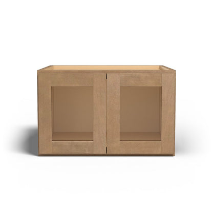 Special Order - 24" x 15" x 24" Wall Cabinet with Acrylic Mullion Doors Sonona Sand - W241524GMD GHI Sonona Sand Special Order SPSNS Upper Wall Cabinets Wall Cabinets