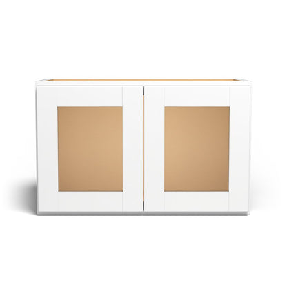 Special Order - 24" x 15" Wall Cabinet with Acrylic Mullion Doors Arcadia White Shaker - W2415GMD