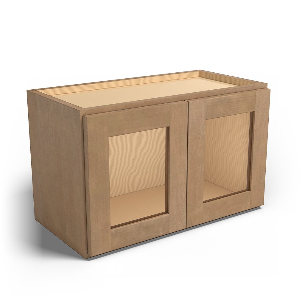 Special Order - 24" x 15" Wall Cabinet with Acrylic Mullion Doors Sonona Sand - W2415GMD GHI Sonona Sand Special Order SPSNS Upper Wall Cabinets Wall Cabinets