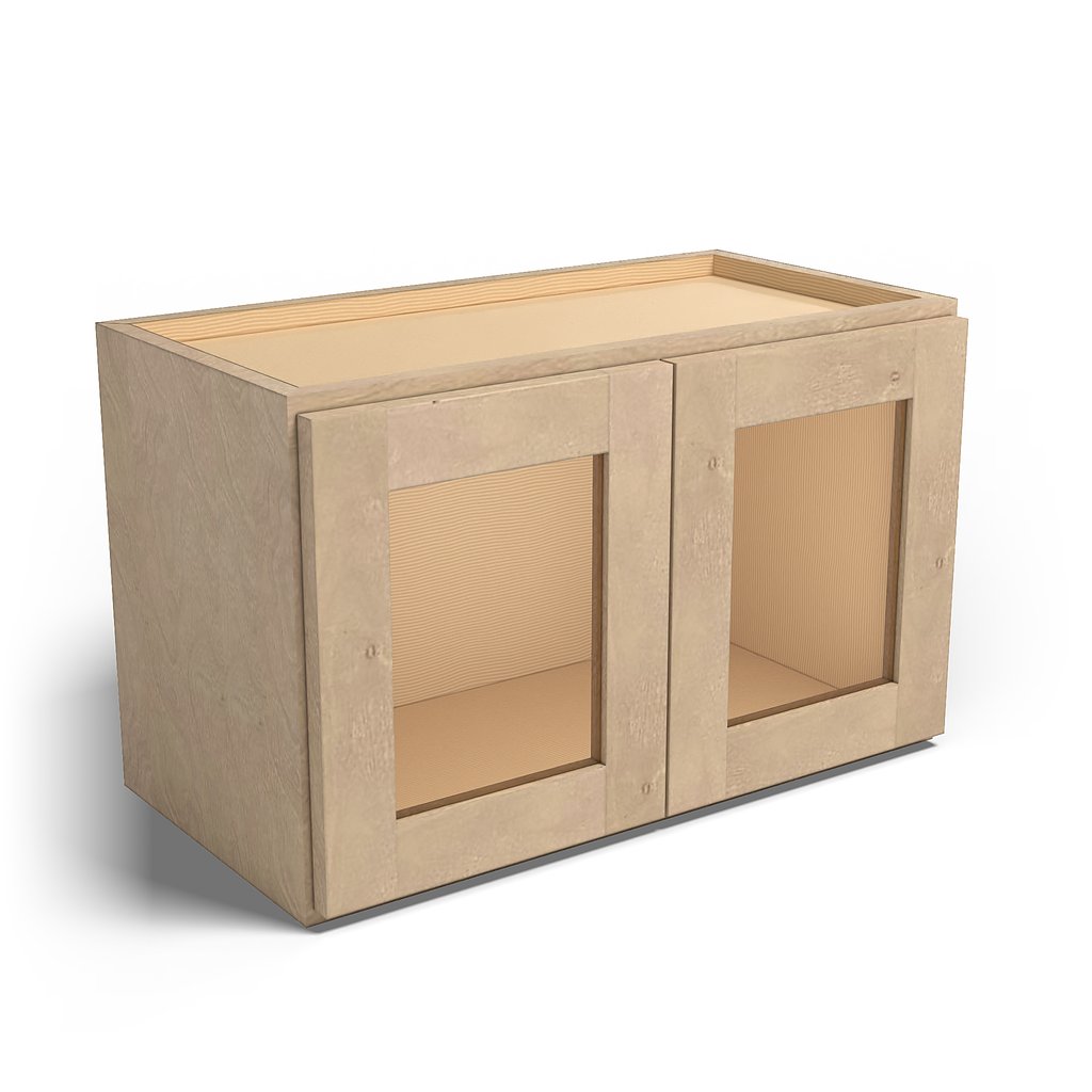 Special Order - 24" x 15" Wall Cabinet with Acrylic Mullion Doors Sonona Wheat - W2415GMD GHI Sonona Wheat Special Order SPSNW Upper Wall Cabinets Wall Cabinets