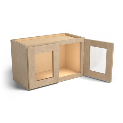Special Order - 24" x 15" Wall Cabinet with Acrylic Mullion Doors Sonona Wheat - W2415GMD GHI Sonona Wheat Special Order SPSNW Upper Wall Cabinets Wall Cabinets