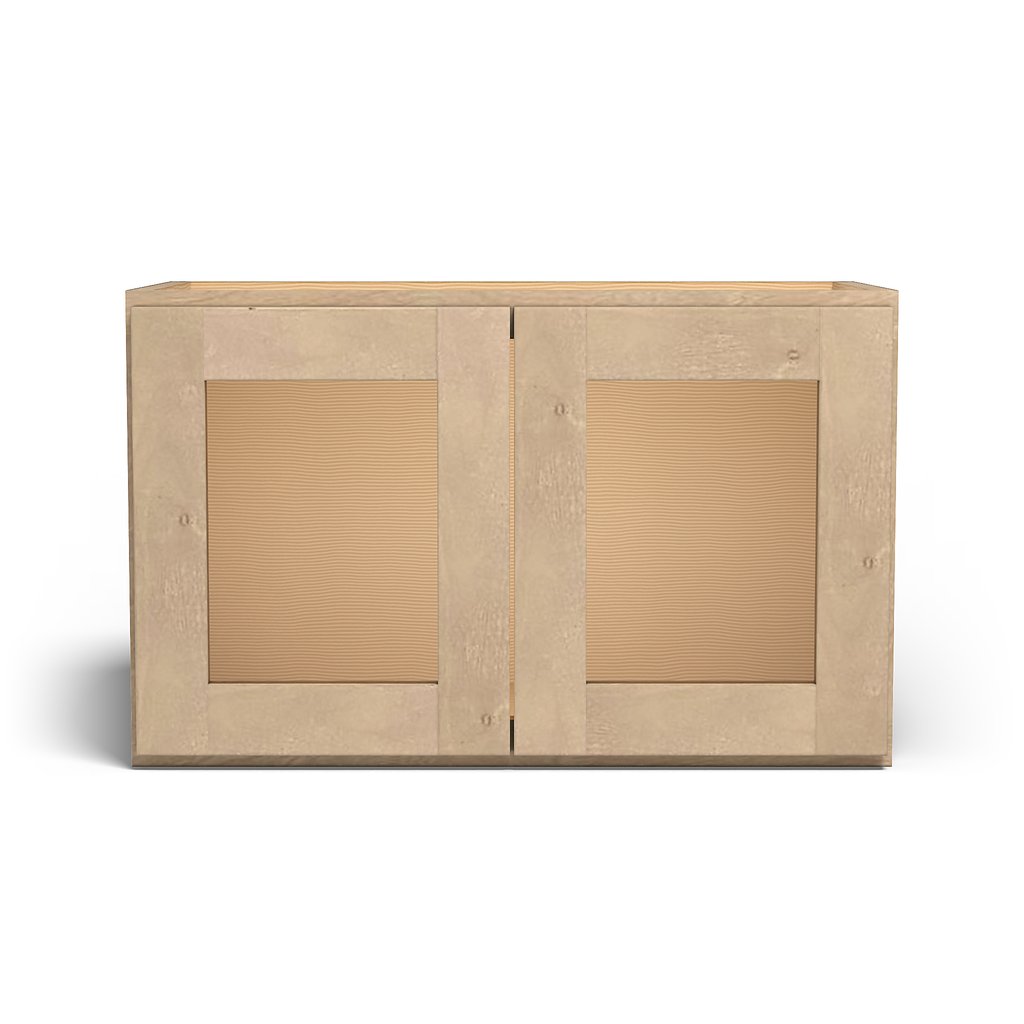 Special Order - 24" x 15" Wall Cabinet with Acrylic Mullion Doors Sonona Wheat - W2415GMD GHI Sonona Wheat Special Order SPSNW Upper Wall Cabinets Wall Cabinets