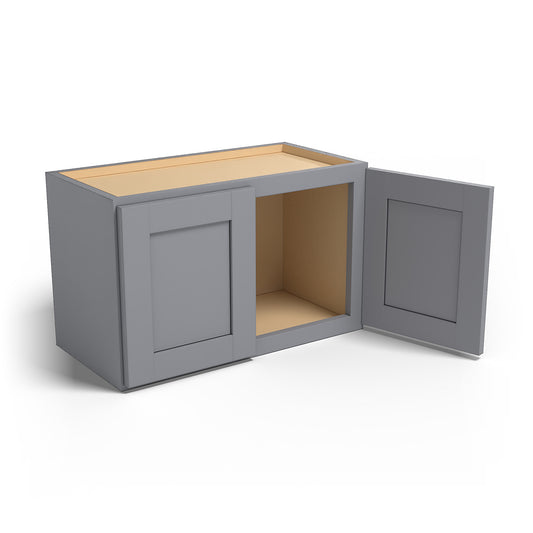 Special Order - 24" x 15" Wall Cabinet Pacific Gray - W2415 GHI Pacific Gray Special Order SPPGS Upper Wall Cabinets Wall Cabinets
